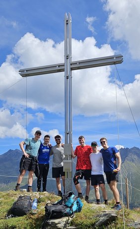 Foto aus Österreich von unserer Truppe aus WT-Studenten