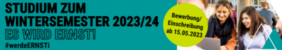 Bewerbungsstart zum Wintersemester 2023/ 2024 an der EAH Jena ist der 15.05.2023.