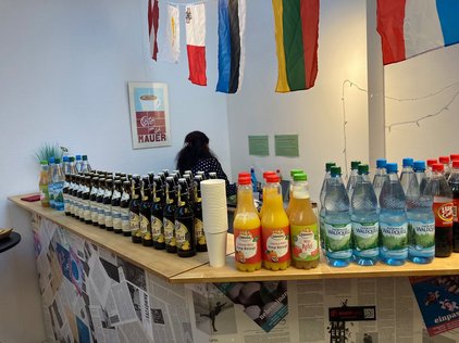 Beverages at the Welcome Evening 2024 Beverages at the Welcome Evening 2024