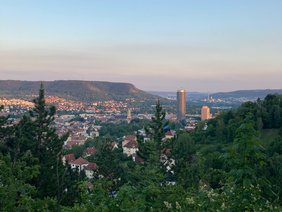 Foto Blick auf Jena und in das Jenaer Saaletal