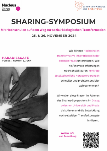 Sharing-Symposium „Mit Hochschulen auf dem Weg zur sozial-ökologischen Transformation“