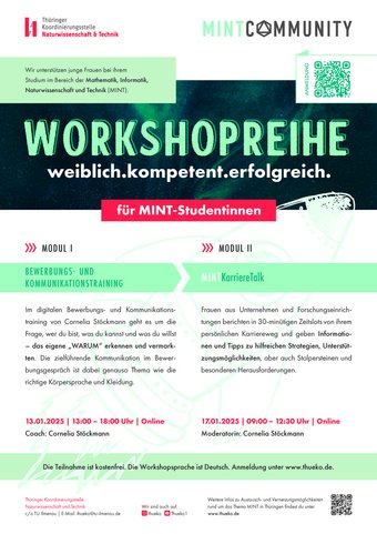 Workshopreihe weiblich.kompetent.erfolgreich