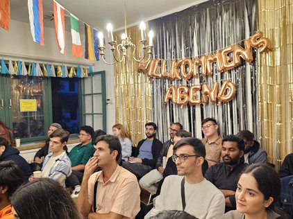 Students at the Welcome Evening 2024 Students at the Welcome Evening 2024