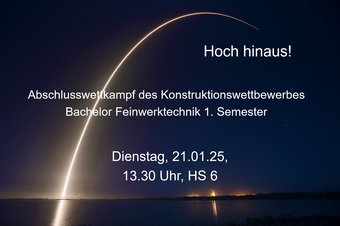 Konstruktionswettbewerb Feinwerktechnik Bachelor 1. Semester 2025