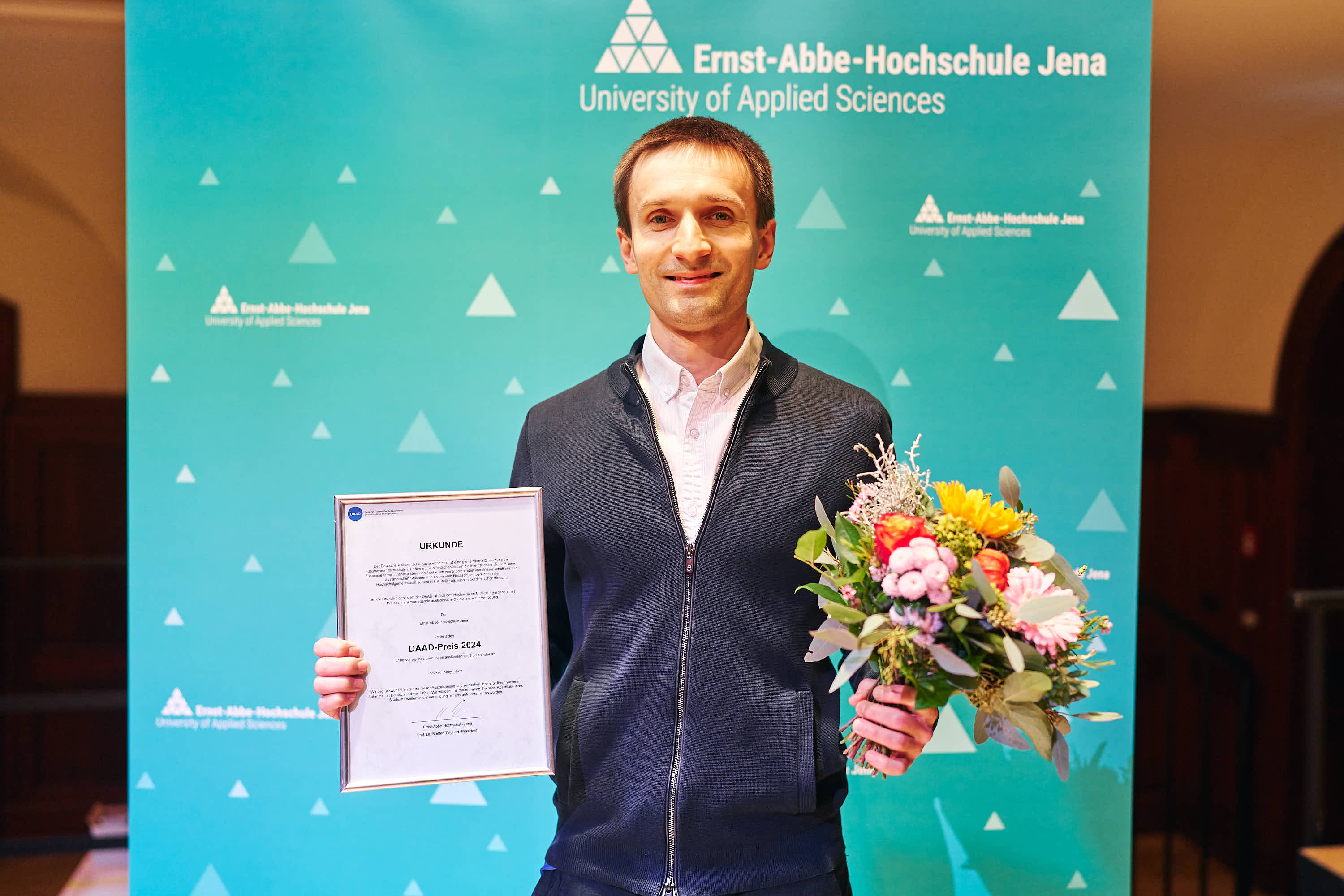 DAAD-Preis 2024 der Ernst-Abbe-Hochschule Jena 