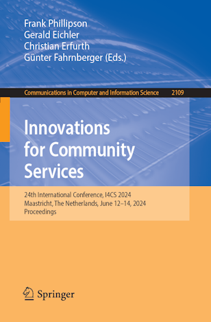 Cover of the I4CS 2024 conferernce proceedings (Springer Volume 2109)